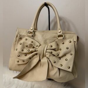 RED Valentino Tan Leather Shoulder Bag